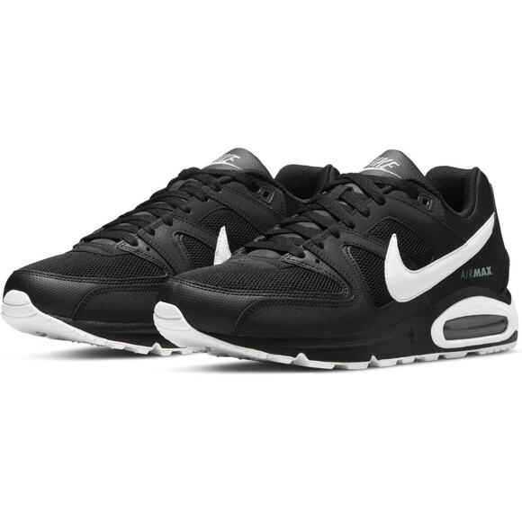 USED Nike Air Max Command Mens Trainers ShoesBlack/White/Grey-SZ 8